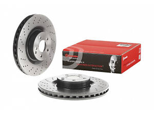 Тормозной диск передний (перфорированный) Mercedes CL-Class (C216) 2006-2014 BREMBO 09.A817.11