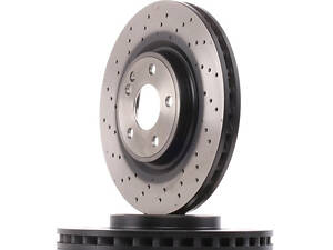 Тормозной диск передний (перфорированный, вентилируемый) Mercedes-Benz B-Class 2011-2024 TRW DF6633S