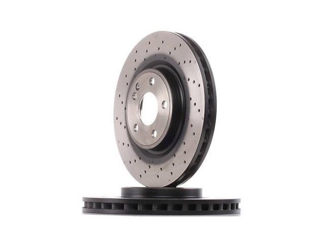 Тормозной диск передний (перфорированный, вентилируемый) Mercedes-Benz B-Class 2011-2024 TRW DF6633S - Фото 1