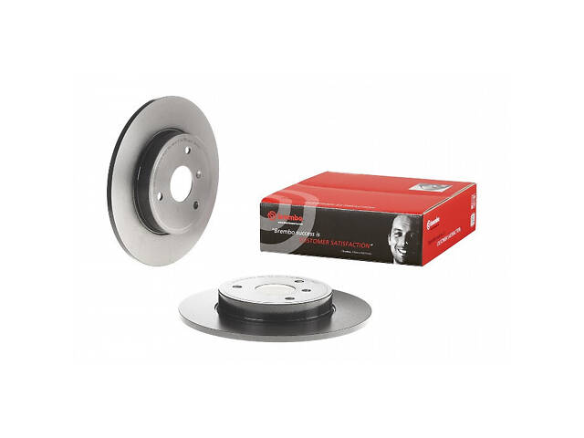 Тормозной диск передний Smart Fortwo (W451) 2007-2014 BREMBO 08.8163.21 Smart Fortwo - Фото 1