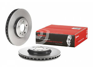 Тормозной диск передний (вентилируемый) Audi A5 (8T) 2007-2017 BREMBO 09.A758.11