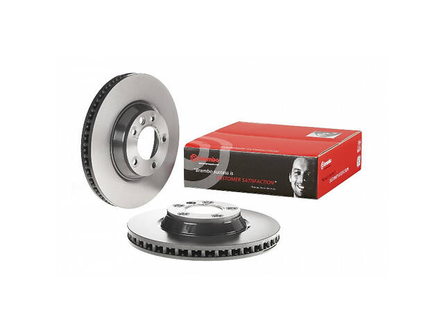 Тормозной диск передний (вентилируемый) Audi Q7 2006-2006 BREMBO 09.C882.11 - Фото 1