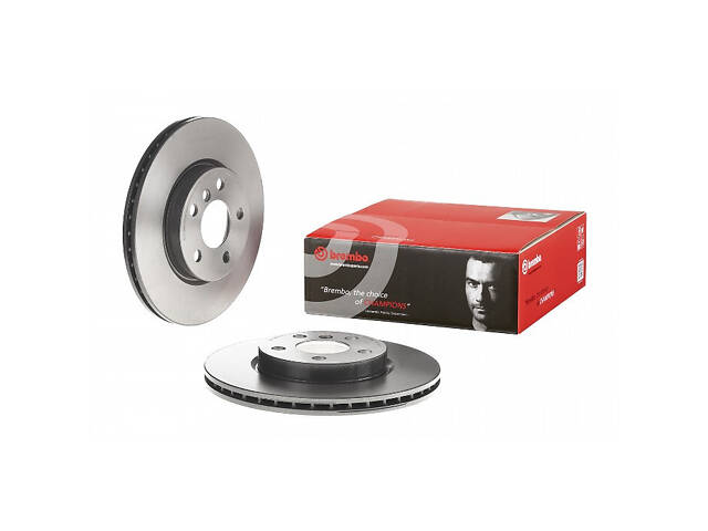 Тормозной диск передний (вентилируемый) BMW 2 Series Active Tourer 2013-2013 BREMBO 09.C349.11 - Фото 1