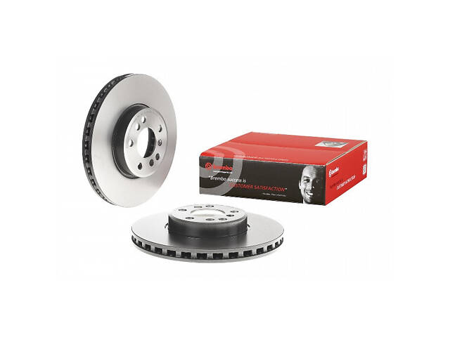 Тормозной диск передний (вентилируемый) BMW X3 (E83) 2003-2010 BREMBO 09.C896.11 - Фото 1