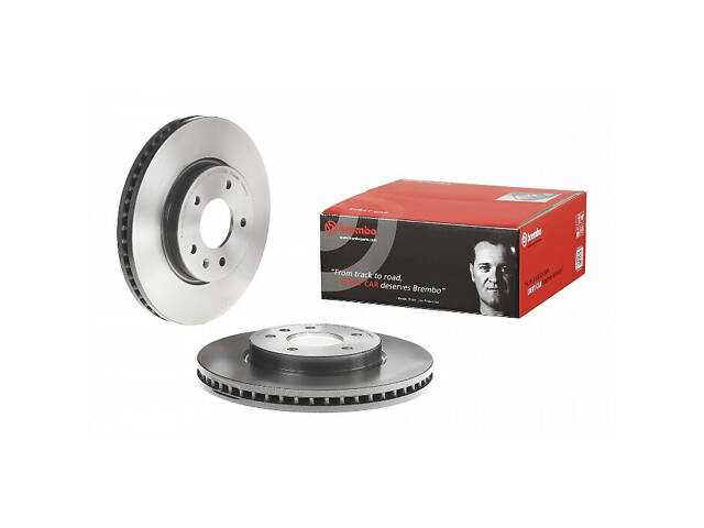 Тормозной диск передний (вентилируемый) Chevrolet Captiva 2006-2006 BREMBO 09.A630.11 - Фото 1