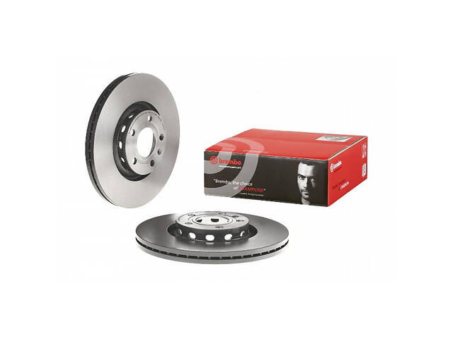 Тормозной диск передний (вентилируемый) Chrysler 200 2010 BREMBO 09.8690.11 - Фото 1