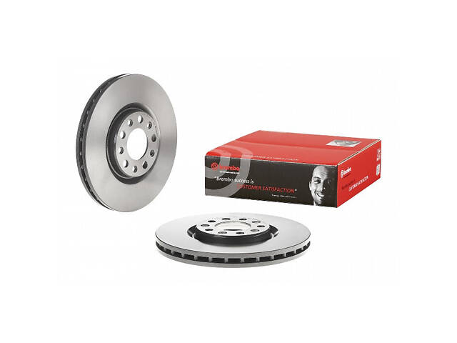 Тормозной диск передний (вентилируемый) Fiat 500X 2014-2014 BREMBO 09.D209.11 - Фото 1