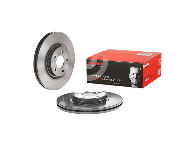 Тормозной диск передний (вентилируемый) Ford C-Max 2007-2007 BREMBO 09.9468.11 - Фото 1