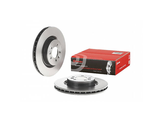 Тормозной диск передний (вентилируемый) Land Rover Range Rover 2012-2021 BREMBO 09.B858.11 - Фото 1