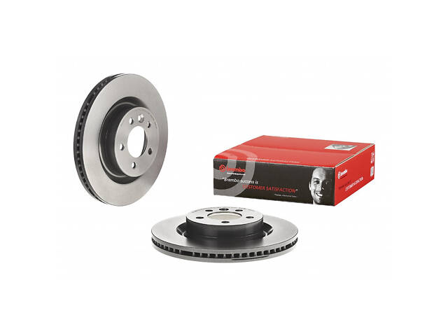 Тормозной диск передний (вентилируемый) Land Rover Range Rover Sport (L320) 2005-2013 BREMBO 09.8875.31 - Фото 1