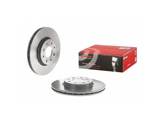 Тормозной диск передний (вентилируемый) Mazda 3 1999 BREMBO 09.5870.11 - Фото 1