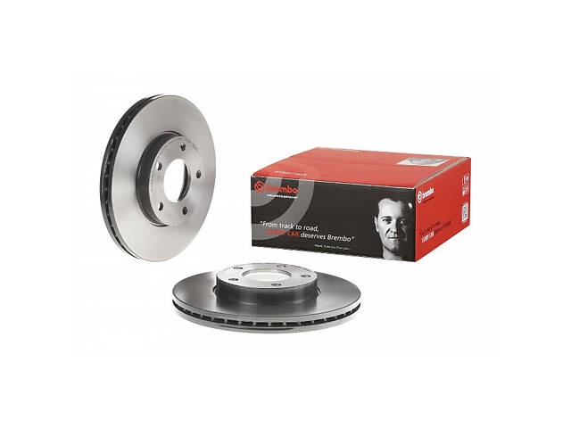 Тормозной диск передний (вентилируемый) Mazda 3 (BL) 2009-2013 BREMBO 09.9464.21 - Фото 1