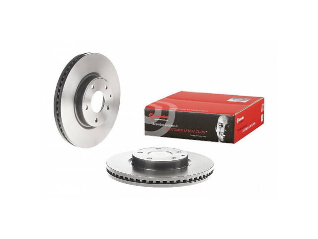 Тормозной диск передний (вентилируемый) Mazda CX-5 (KE) 2012-2017 BREMBO 09.C654.11 - Фото 1