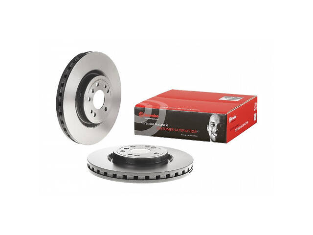Тормозной диск передний (вентилируемый) Mercedes-Benz GLE 2015-2015 BREMBO 09.A956.11 - Фото 1