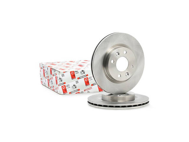 Тормозной диск передний (вентилируемый) Renault Logan 2004-2012 FERODO DDF1096 - Фото 1