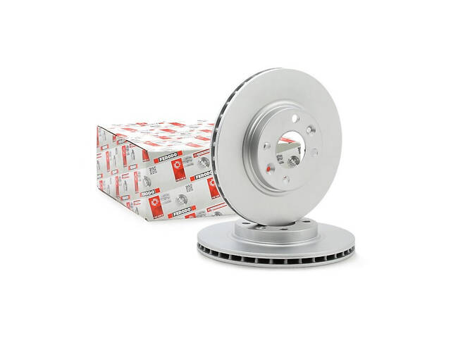 Тормозной диск передний (вентилируемый) Renault Logan 2012-2020 FERODO DDF2327C - Фото 1