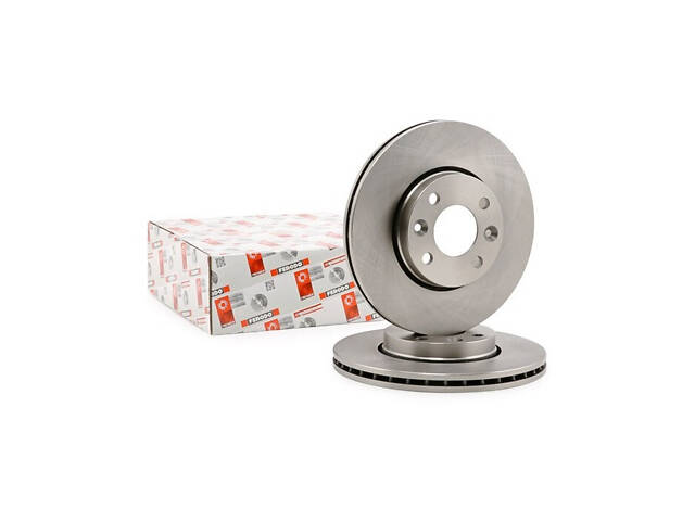 Тормозной диск передний (вентилируемый) Renault Sandero 2007-2012 FERODO DDF1201 - Фото 1