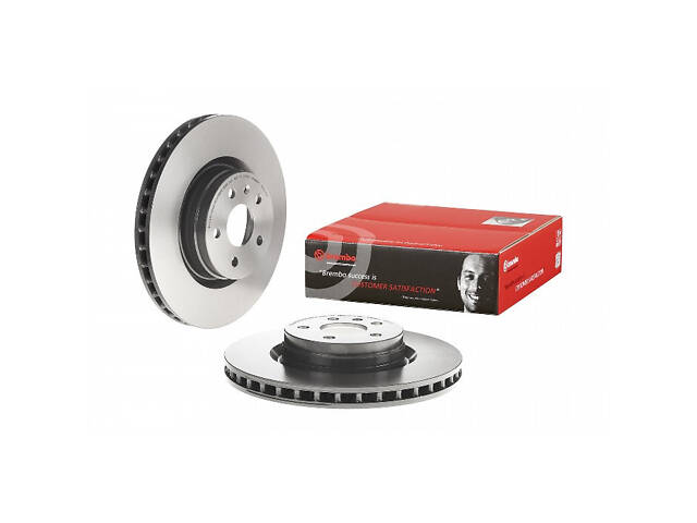 Тормозной диск передний (вентилируемый) Tesla Model S 2012-2012 BREMBO 09.N265.21 - Фото 1