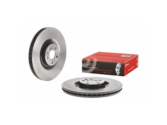 Тормозной диск передний (вентилируемый) Volvo XC60 2008-2008 BREMBO 09.C937.11 - Фото 1