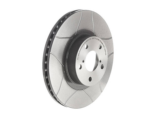 Тормозной диск передний (с насечками, вентилируемый) Subaru BRZ 2012-2012 BREMBO 09.5674.76 - Фото 1