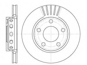 Гальмівний диск задн. PassatA4 95-05 ROADHOUSE 683510 на AUDI A4 седан (8D2, B5)