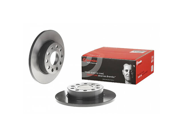 Тормозной диск задний Audi A3 (8P) 2003-2012 BREMBO 08.9488.11 - Фото 1