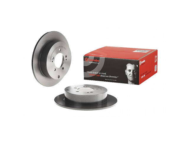 Тормозной диск задний Citroen C-Crosser 2007-2007 BREMBO 08.A755.11 - Фото 1