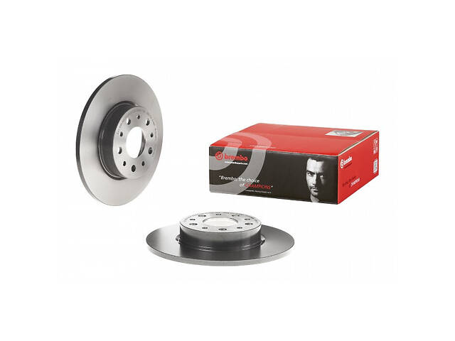 Тормозной диск задний Fiat 500L 2012-2024 BREMBO 08.A915.21 - Фото 1