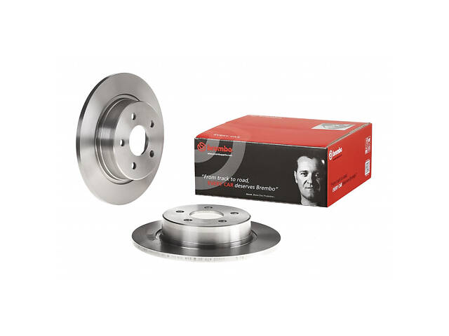 Тормозной диск задний Ford C-Max 2007-2007 BREMBO 08.B601.10 - Фото 1