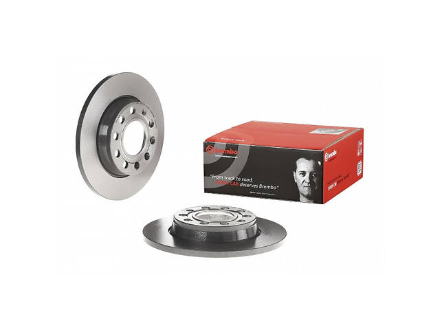 Тормозной диск задний Ford Focus 1998 BREMBO 08.9918.21 - Фото 1