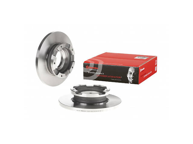 Тормозной диск задний Ford Tourneo Custom 2012-2012 BREMBO 08.C242.20 - Фото 1