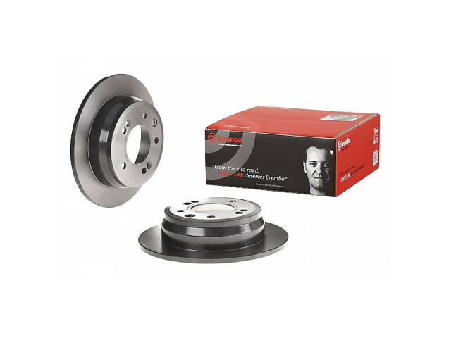 Тормозной диск задний Hyundai i30 2007-2007 BREMBO 08.A869.11 - Фото 1