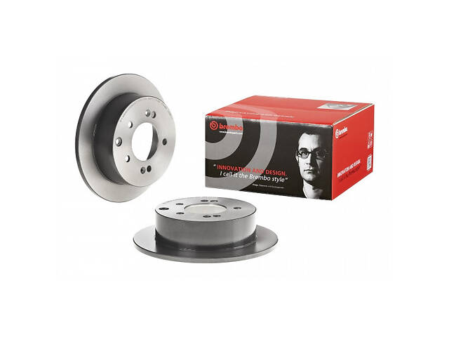 Тормозной диск задний Kia K3 2009-2014 BREMBO 08.B667.11 - Фото 1