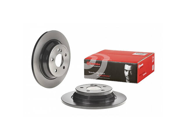 Тормозной диск задний Mercedes S-Class (W221) 2006-2013 BREMBO 08.A734.11 - Фото 1