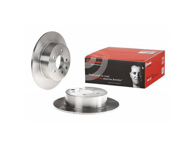 Тормозной диск задний Nissan Teana 2006-2006 BREMBO 08.A715.10 - Фото 1