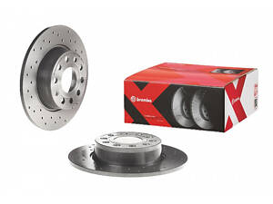 Тормозной диск задний (перфорированный) Audi A1 2010-2010 BREMBO 08.B413.1X