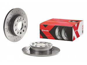 Тормозной диск задний (перфорированный) Audi A3 (8P) 2003-2012 BREMBO 08.9488.1X