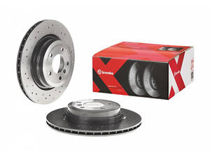 Тормозной диск задний (перфорированный) BMW 3 (E90) 2005-2013 BREMBO 09.A270.1X