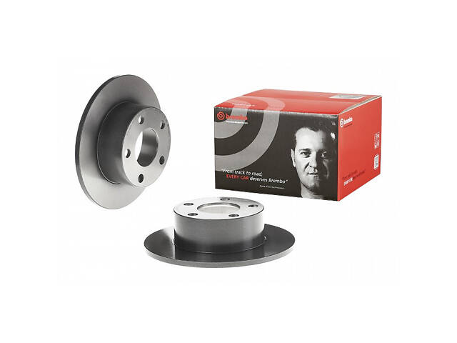 Тормозной диск задний Skoda Superb (B5) 2001-2008 BREMBO 08.5743.11 - Фото 1