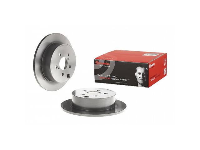 Тормозной диск задний Subaru Forester (SJ) 2012-2018 BREMBO 08.C661.11 - Фото 1