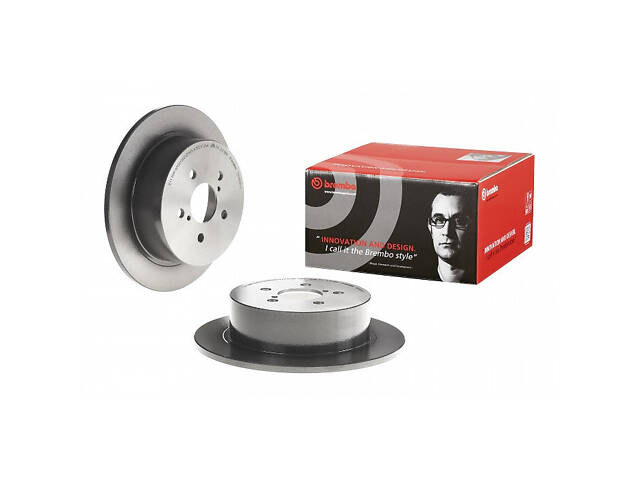 Тормозной диск задний Subaru Outback (BP) 2003-2009 BREMBO 08.A605.11 - Фото 1