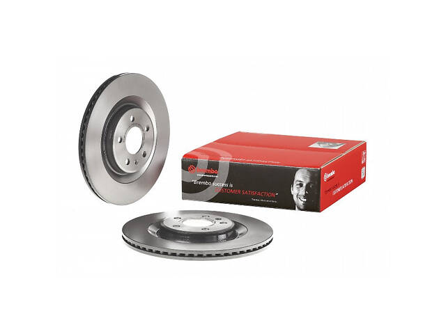 Тормозной диск задний (вентилируемый) Audi A4 (B8) 2007-2015 BREMBO 09.B969.11 - Фото 1