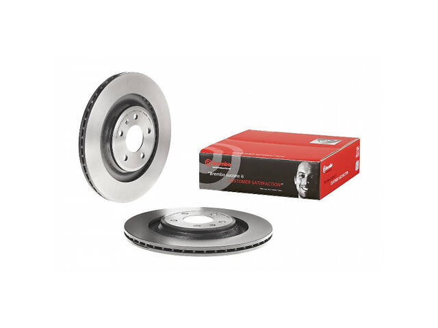 Тормозной диск задний (вентилируемый) Audi A4 (B8) 2007-2015 BREMBO 09.B040.11 - Фото 1