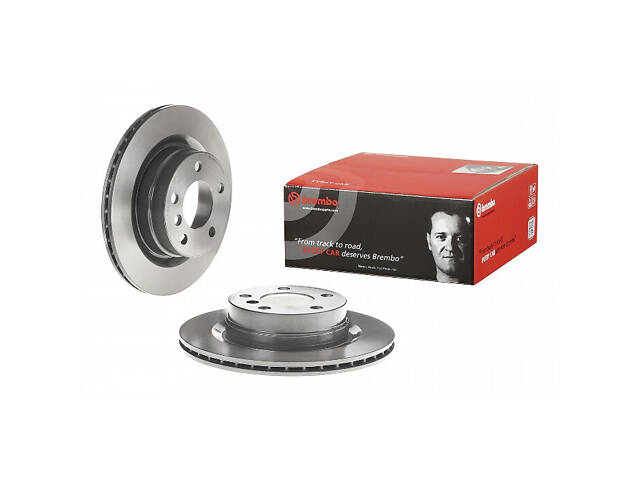 Тормозной диск задний (вентилируемый) BMW 3 (F30) 2012-2019 BREMBO 09.9793.21 - Фото 1