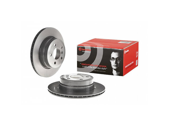 Тормозной диск задний (вентилируемый) BMW X5 (F15) 2013-2018 BREMBO 09.9925.11 - Фото 1