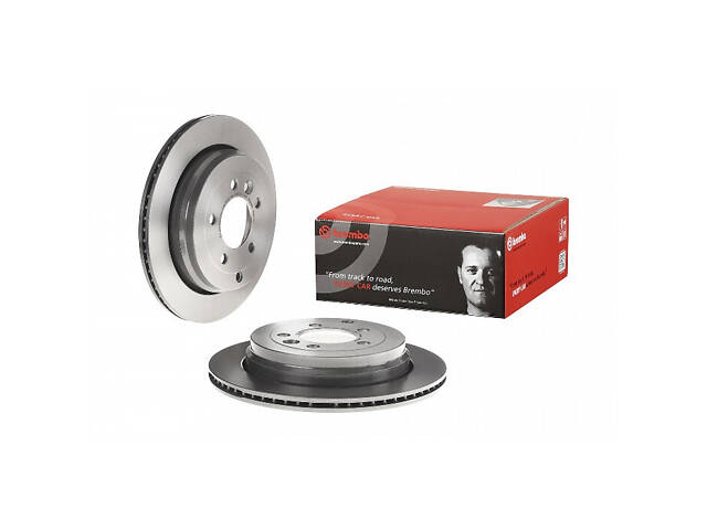 Тормозной диск задний (вентилируемый) Hyundai Creta 2016 BREMBO 09.8874.31 - Фото 1