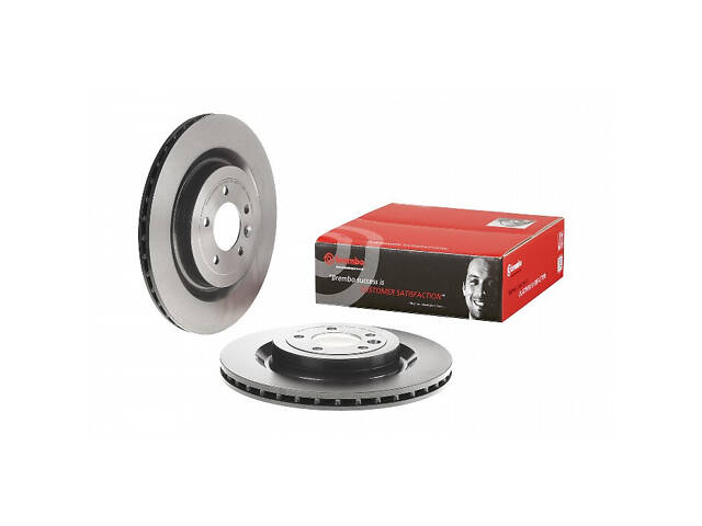 Тормозной диск задний (вентилируемый) Land Rover Range Rover 2012-2021 BREMBO 09.B504.11 - Фото 1