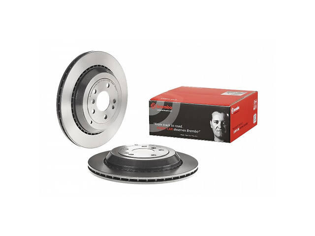 Тормозной диск задний (вентилируемый) Mercedes-Benz GL-Class 2006-2006 BREMBO 09.R124.21 - Фото 1