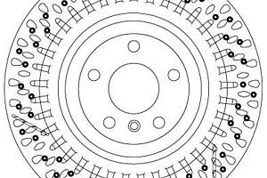 Тормозной диск задний (вентилируемый) Mercedes-Benz GL-Class 2012-2024 TRW DF6835S MERCEDES-BENZ Mercedes-Benz M-Class