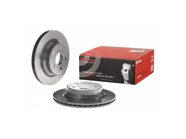 Тормозной диск задний (вентилируемый) Mercedes E-Class (W211) 2003-2009 BREMBO 09.A358.11 - Фото 1